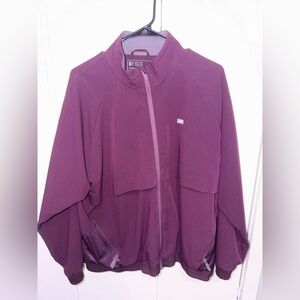 Figs Women's Deep Purple Bomber Jacket